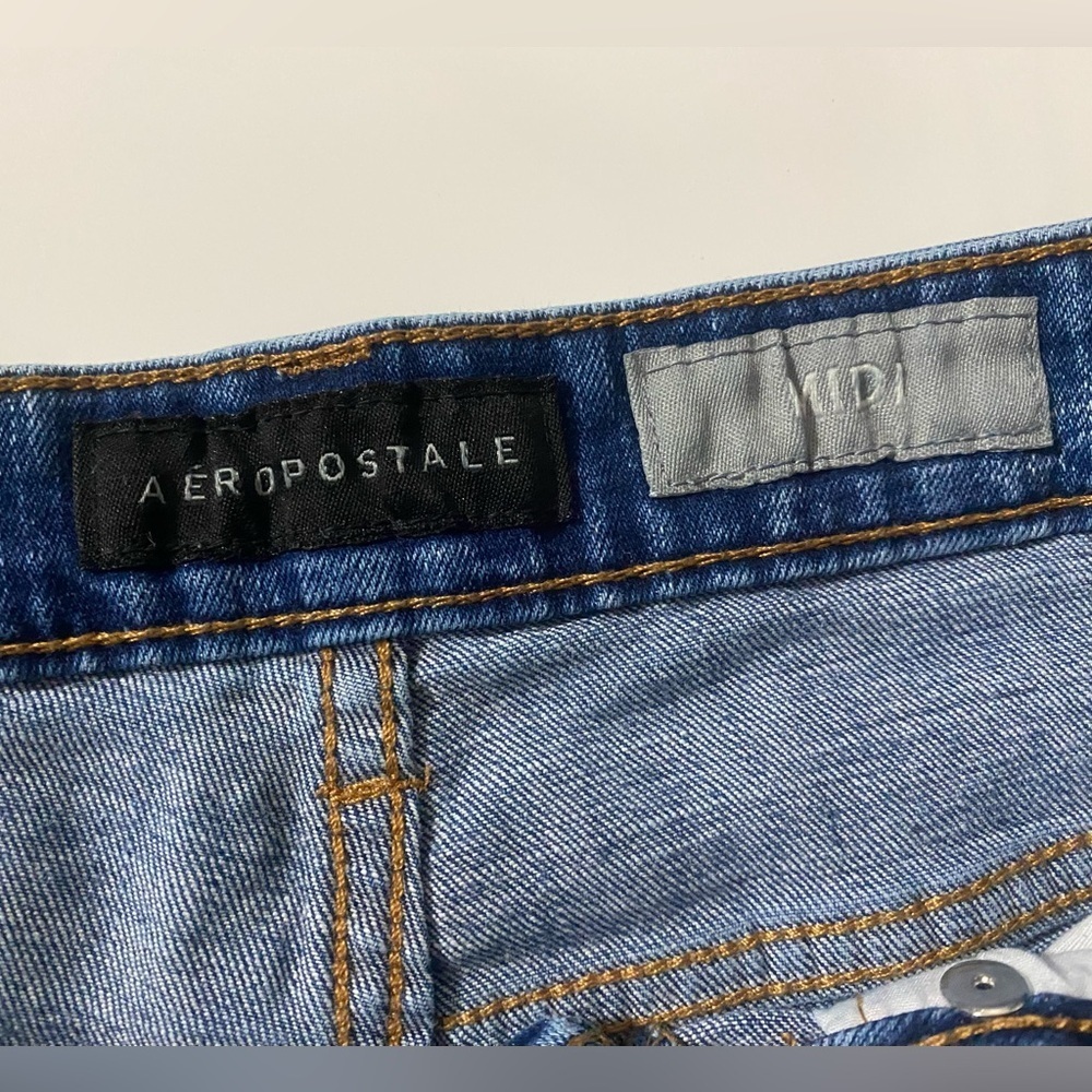 Aeropostale Women's Blue Denim Shorts - Picture 2 of 5